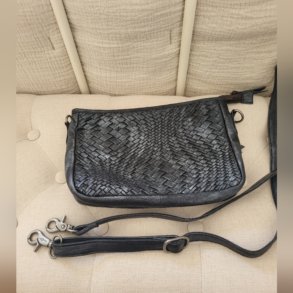 Day & Mood Kee Crossbody Bag in Gunmetal Black